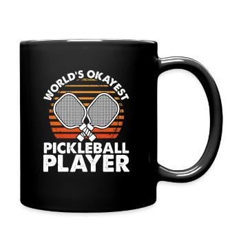 Pickleball Player Pickleball - Full Colour Mug - black - Right