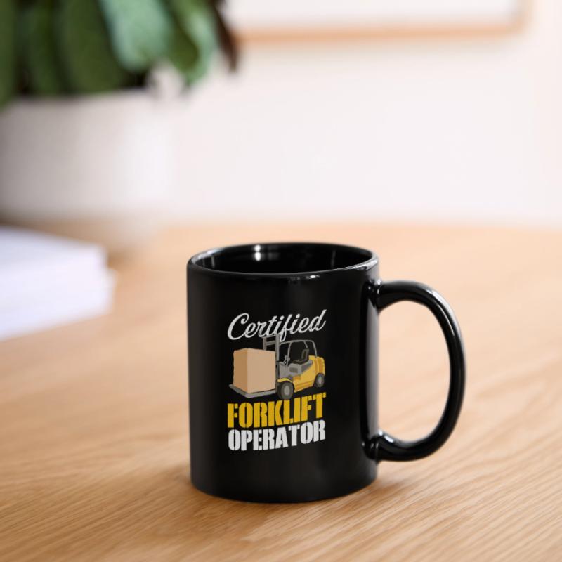 Certified Forklift Operator Forklift Driver Full Colour Mug