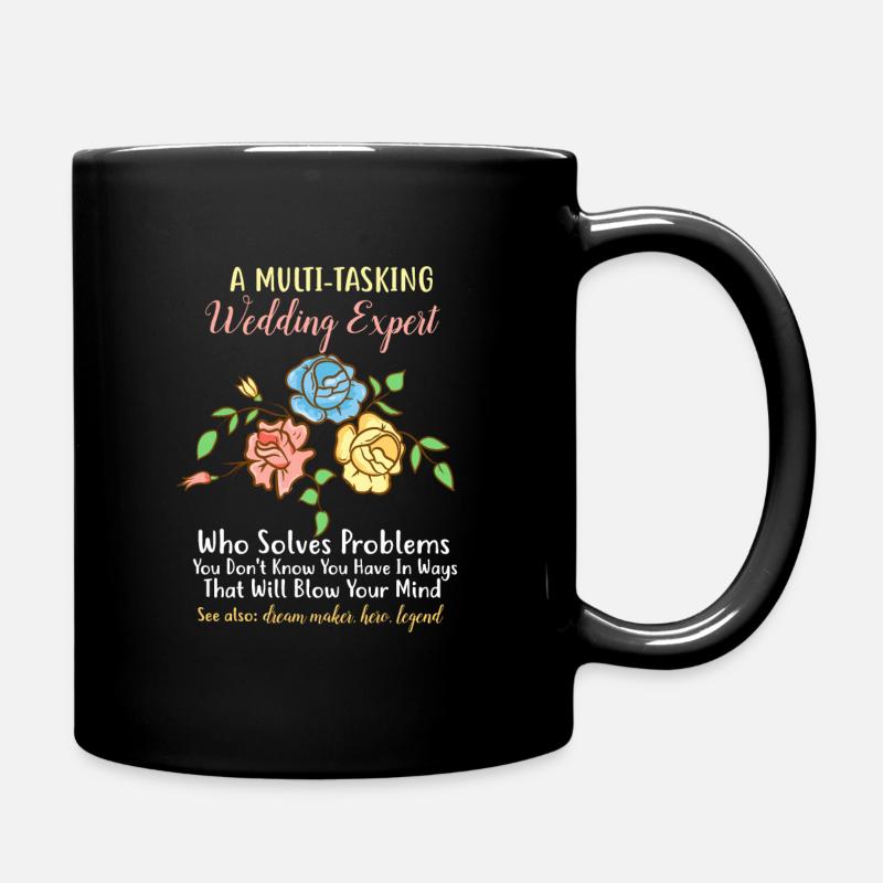 Planificateur de mariage - Mug uni - noir