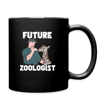 Zookeeper Zoo Futur Zoologiste - Mug uni - noir - Droite