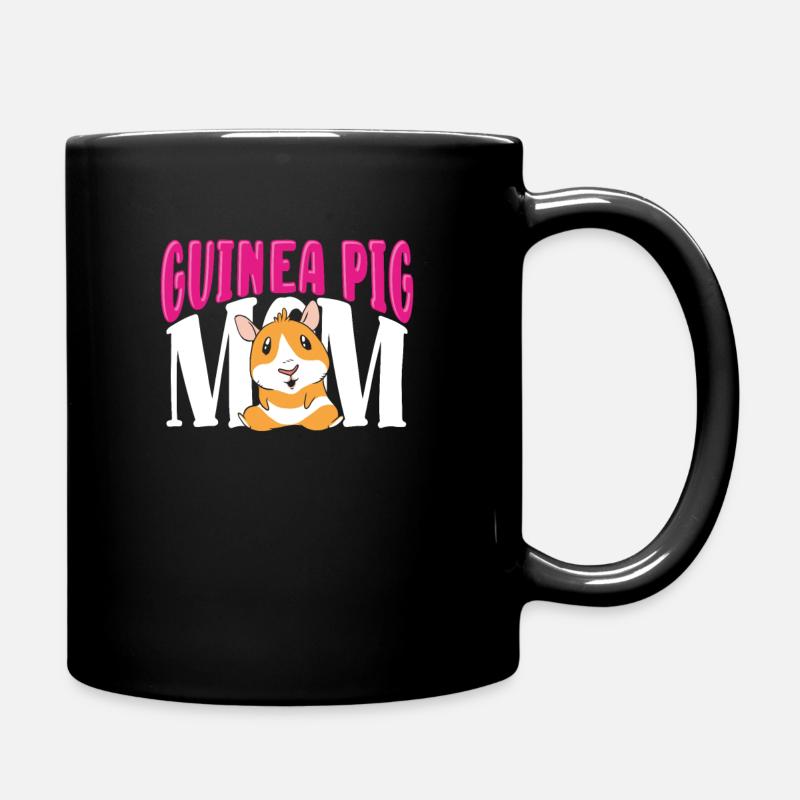 Guinea Pig Mom - Full Colour Mug - black