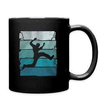Parkour Freerunner Parkourläufer Freerunning - Tasse einfarbig - Schwarz - Rechts