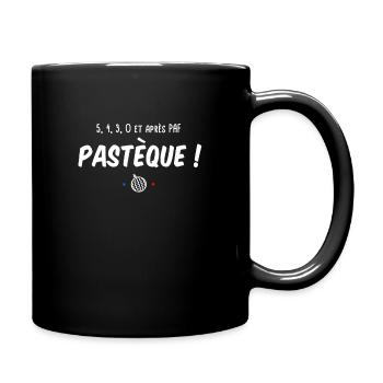 5, 4, 3, 0 et après paf PASTÈQUE ! Réplique culte - Mug uni - noir - Droite