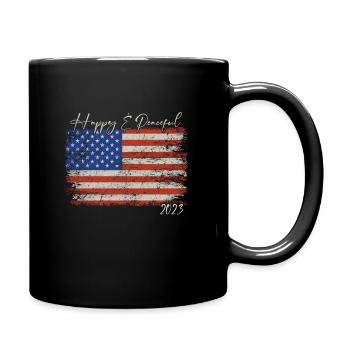 Freedom for All Humanity - Full Colour Mug - black - Right