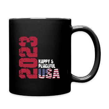 Freedom for All Humanity - Full Colour Mug - black - Right