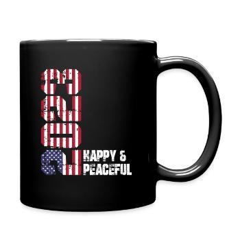 Freedom for All Humanity - Full Colour Mug - black - Right
