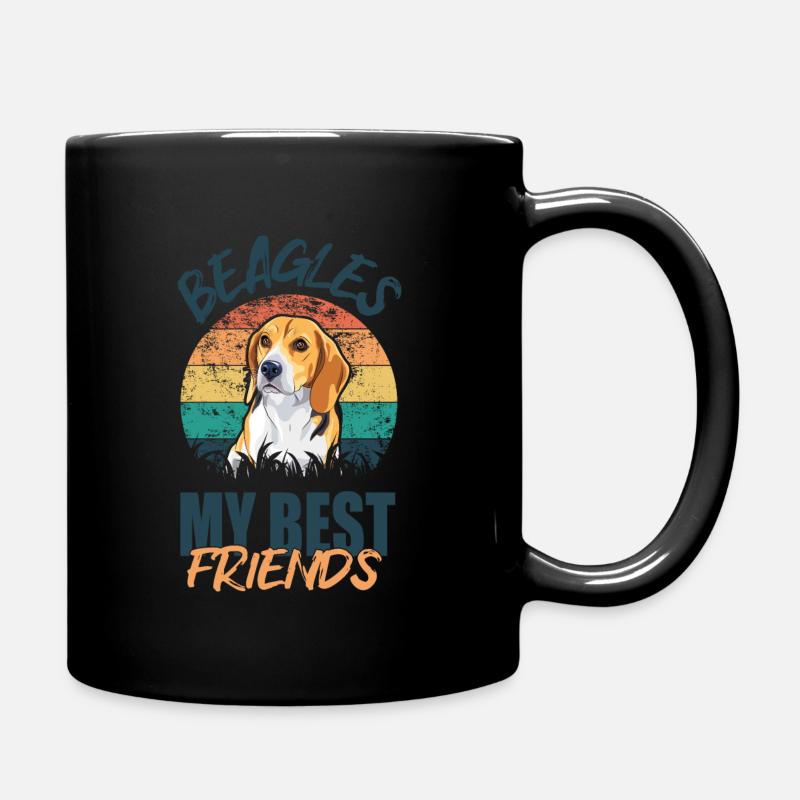 Beagle - Tasse einfarbig - Schwarz