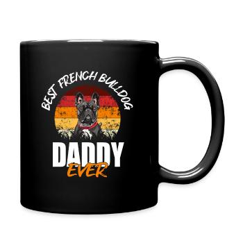 Français Bulldog - Mug uni - noir - Droite