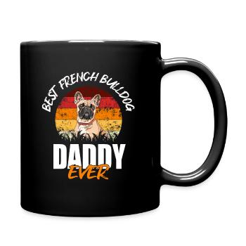 Français Bulldog - Mug uni - noir - Droite