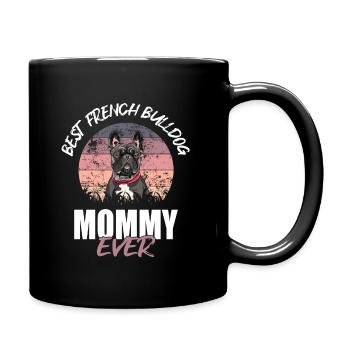Français Bulldog - Mug uni - noir - Droite