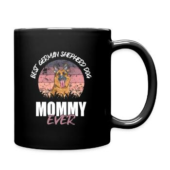 German Shepherd - Full Colour Mug - black - Right