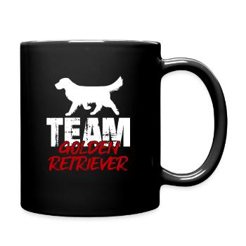 Team Golden Retriever - Full Colour Mug - black - Right
