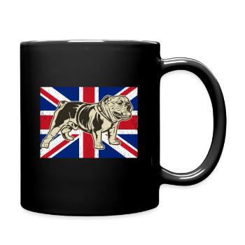 Drapeau de l’Union des bouledogues anglais - Mug uni - noir - Droite