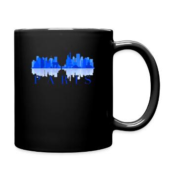 Paris - Tasse einfarbig - Schwarz - Rechts