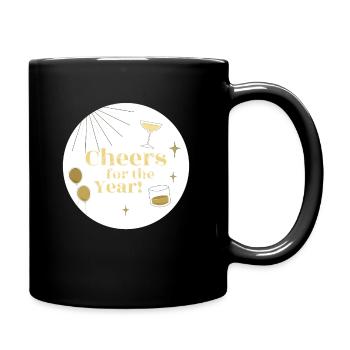 BONNE ANNÉE, BONNE ANNÉE - Mug uni - noir - Droite
