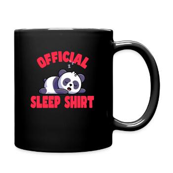 Gute Nacht - Tasse einfarbig - Schwarz - Rechts