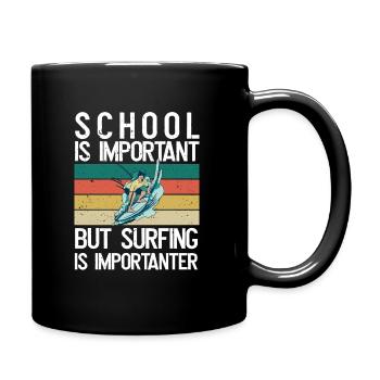 School is important - Full Colour Mug - black - Right