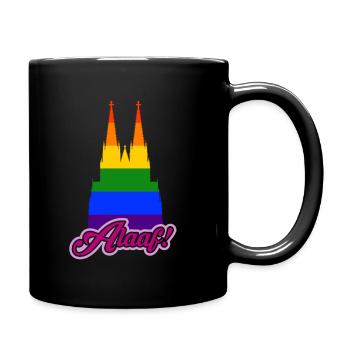 Jede Jeck es anders! Ich auch. LGBTQ Karneval Köln - Tasse einfarbig - Schwarz - Rechts