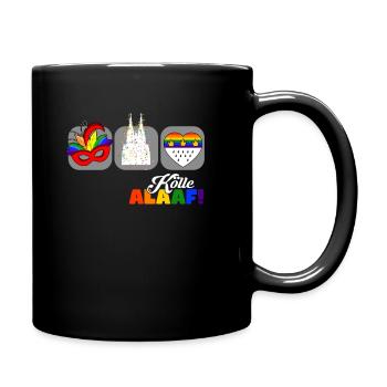 Jede Jeck es anders! Ich auch. LGBTQ Karneval Köln - Tasse einfarbig - Schwarz - Rechts