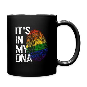 L’amour LGBTQ dans mon ADN - Mug uni - noir - Droite