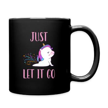 Yoga Unicorn vient de laisser tomber - Mug uni - noir - Droite