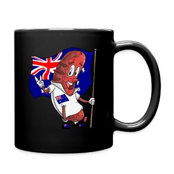 Australian Pork Bratwurst - Full Colour Mug - black - Right