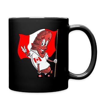Canadian Pork Bratwurst - Full Colour Mug - black - Right