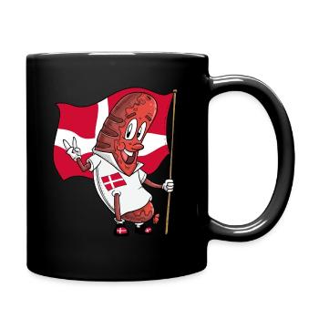 Bratwurst de porc danois - Mug uni - noir - Droite