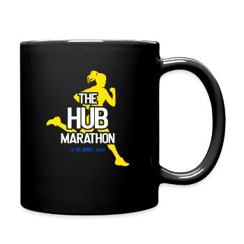 Marathon 17. April 2023 im Hub of the Universe - Tasse einfarbig - Schwarz - Rechts
