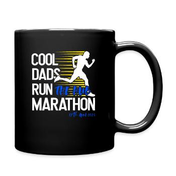 Marathon 17. April 2023 im Hub of the Universe - Tasse einfarbig - Schwarz - Rechts