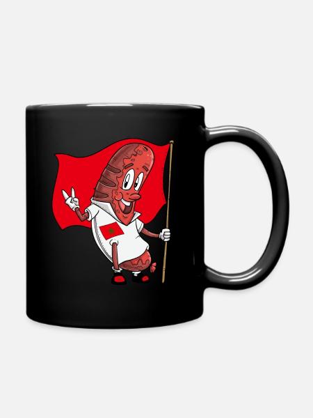 Bratwurst de porc marocain - Mug uni - noir