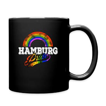 Fierté Hambourg - Mug uni - noir - Droite