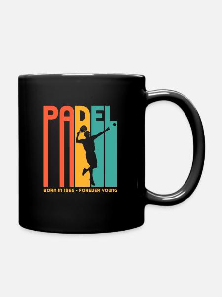 Padel. Né en 1969. Pour fans de padel - Mug uni - noir