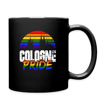 Fierté Cologne - Mug uni - noir - Droite