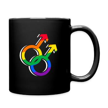 Orgueil - Mug uni - noir - Droite