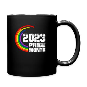 Pride 2023 LGBT Statement - Full Colour Mug - black - Right