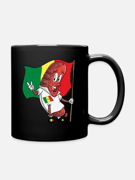 Bratwurst de porc sénégalais - Mug uni - noir