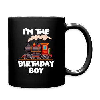 Im The Birthday Boy Train - Mug uni - noir - Droite