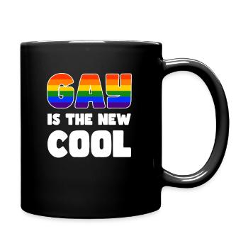 Pride LGBTQ. Aussage - Tasse einfarbig - Schwarz - Rechts
