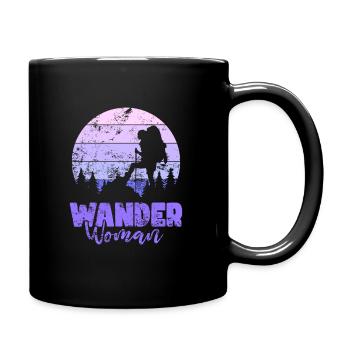 Wander Women in Nature - Full Colour Mug - black - Right