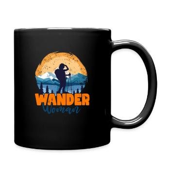 Wander Women in Nature - Full Colour Mug - black - Right