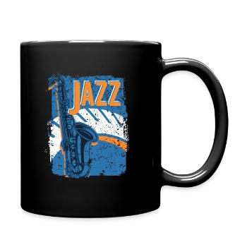 Jazz Musik Improvisation Festival - Tasse einfarbig - Schwarz - Rechts