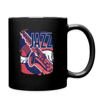 Jazz Musik Improvisation Festival - Tasse einfarbig - Schwarz - Rechts