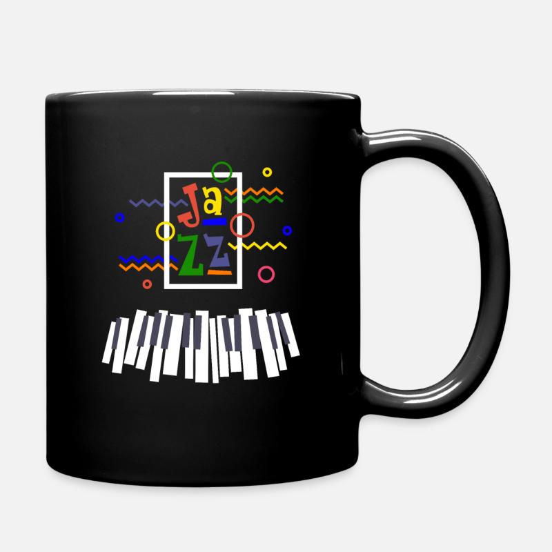 Jazz Musik Improvisation Festival - Tasse einfarbig - Schwarz