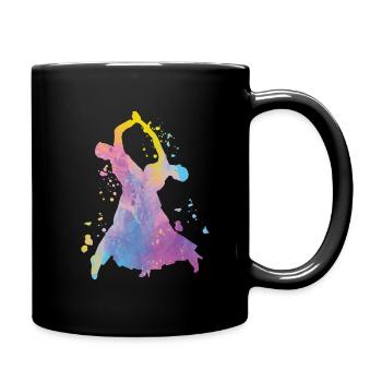 Viennese Waltz Ballroom Dances - Full Colour Mug - black - Right