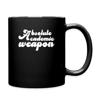 Student Absolute Academic Weapon - Full Colour Mug - black - Right