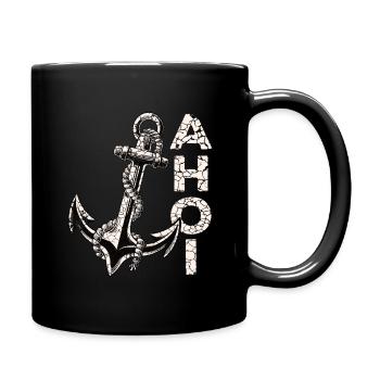 Ahoy anchor home East Frisia East Frisia - Full Colour Mug - black - Right