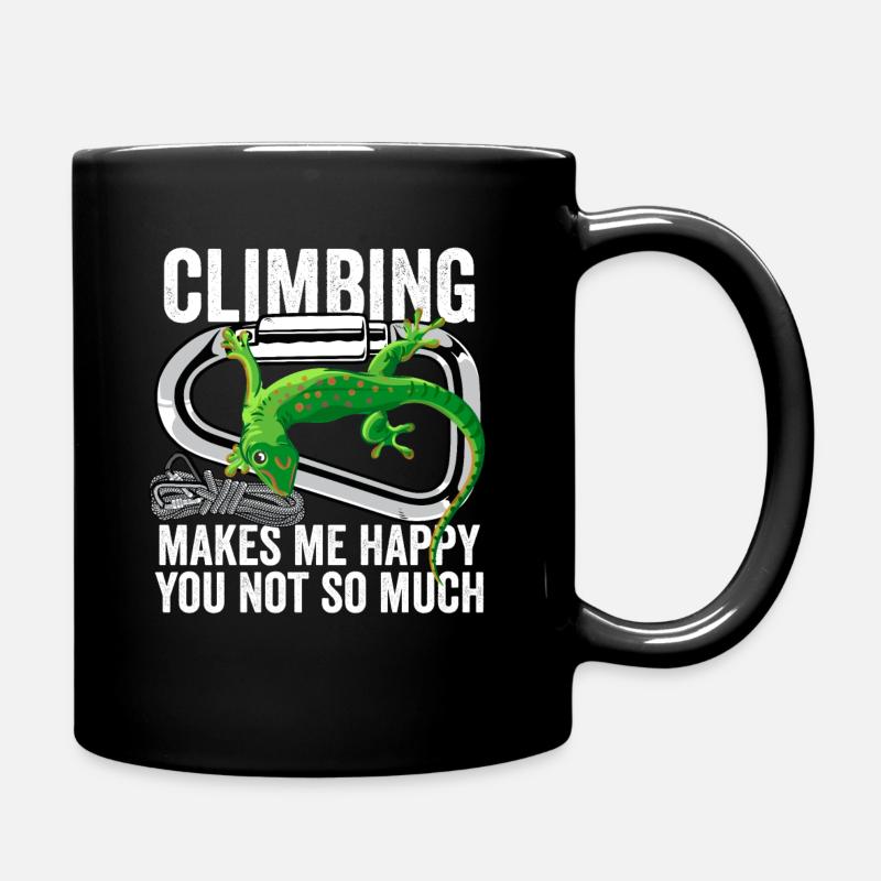 Grimper Gecko me rend heureux que tu ne sois pas tellement - Mug uni - noir