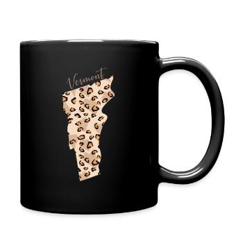 Vermont Leo État du Vermont - Mug uni - noir - Droite