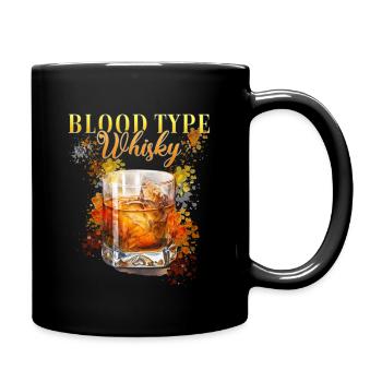 Blood Type Whisky Cocktail for Bartender - Full Colour Mug - black - Right
